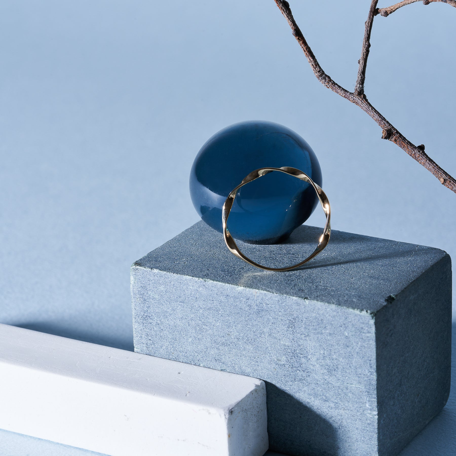 K18 Wave Twisted Ring＿極細ツイストリング – Fujikoshi jewelry