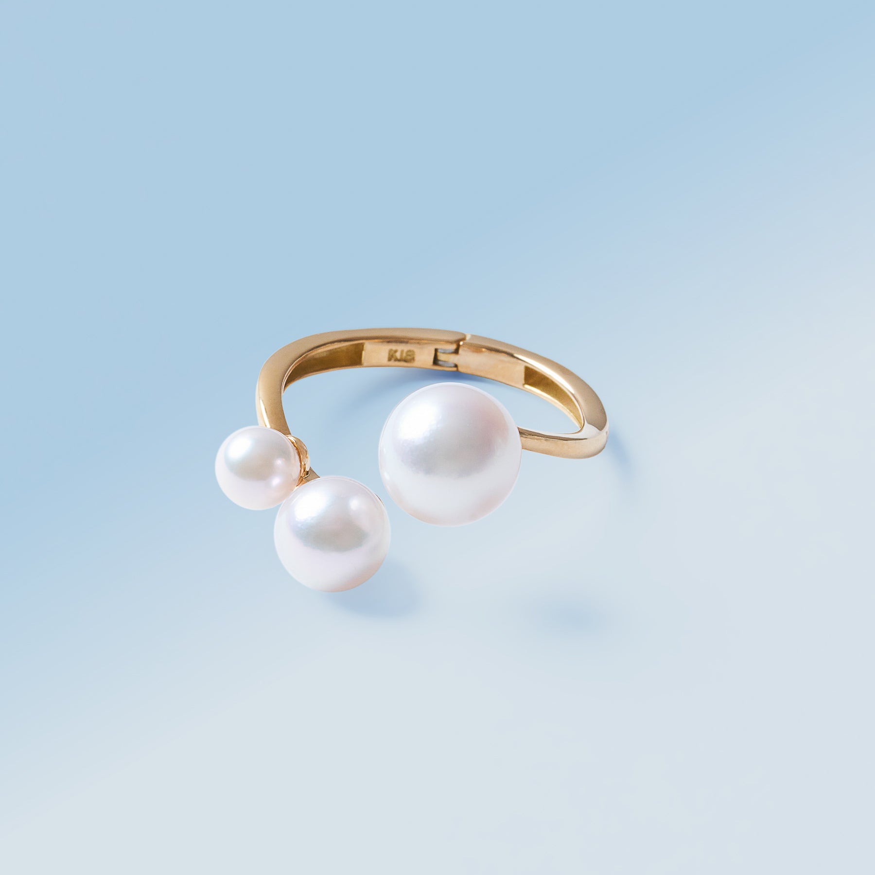 Akoya Pearls Adjustable Ring (4/6/8mm)＿アコヤ真珠フリーサイズ
