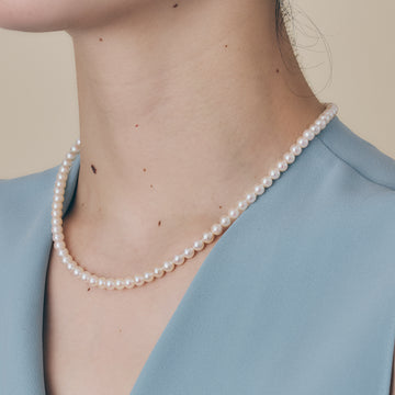 Akoya (5.0-5.5mm)Pearl Necklace＿アコヤ真珠ネックレス