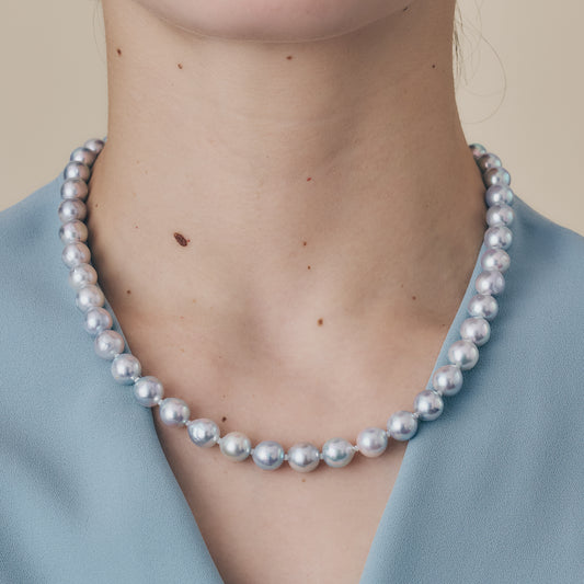 Akoya Natural(8.5-9.0mm) Pearl Necklace＿アコヤ真珠ネックレス
