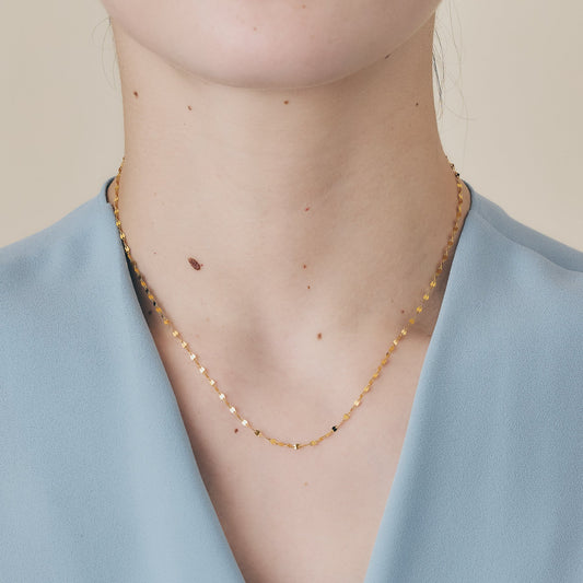 Petal Chain Necklace(42cm)＿ペタル チェーン ネックレス