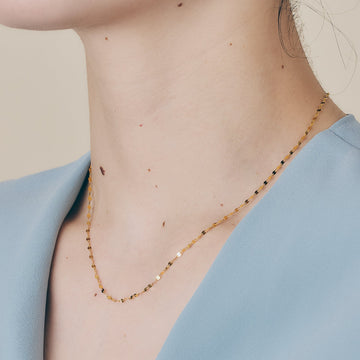 Petal Chain Necklace(42cm)＿ペタル チェーン ネックレス