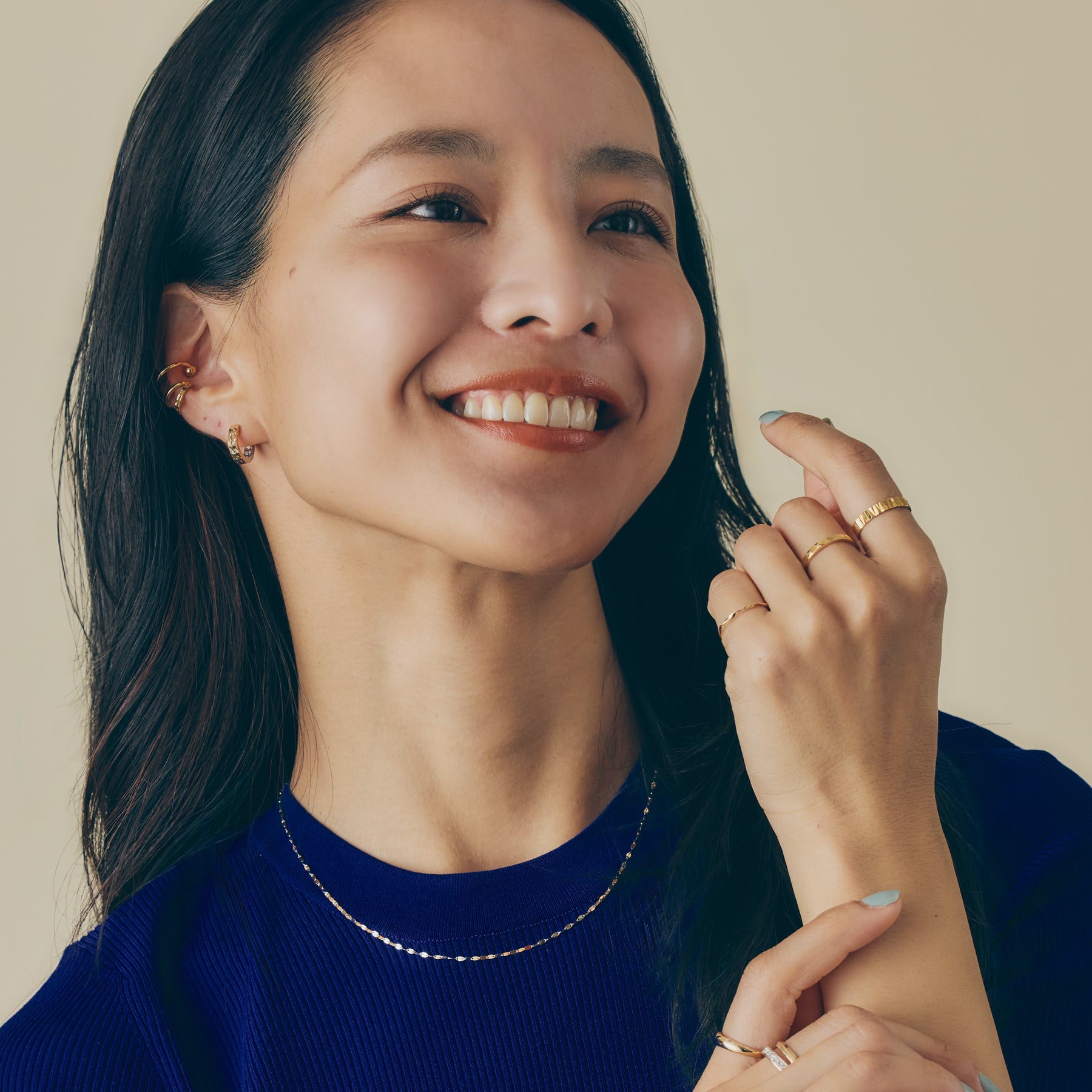 K18 Wave Twisted Ring＿極細ツイストリング – Fujikoshi jewelry