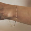 Gold Petal Chain Bracelet ＿K24/K18 ペタルチェーンブレスレット