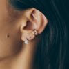K18 Double Ring Ear Cuff＿K18 ダブルリング イヤーカフ