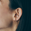 2 Way Ring & Ear Cuff with Akoya Pearl (8mm / 4.5mm)＿あこや真珠 ２ウェイリング＆イヤーカフ