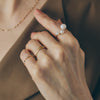 Akoya Pearls Adjustable Ring (4/6/8mm)＿アコヤ真珠フリーサイズリング