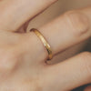K18 Matte Mirror-Cut Design Ring＿マットミラーカットデザインリング