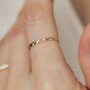 K18 Mirror-Cut Design Ring(Yellow Gold)＿ミラーカットデザインリング
