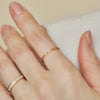 K18 Mirror-Cut Design Ring(Yellow Gold)＿ミラーカットデザインリング