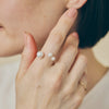 Akoya Pearls Adjustable Ring (4/6/8mm)＿アコヤ真珠フリーサイズリング
