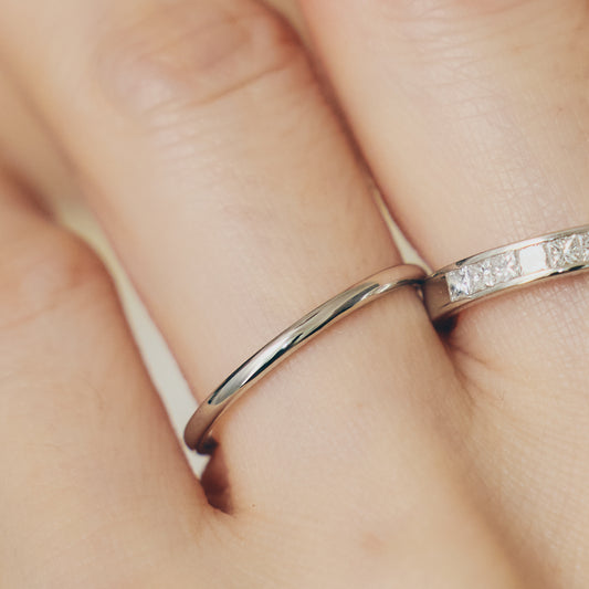 Pt Round Comfort-Fit Ring(1.6mm)＿プラチナ 甲丸リング