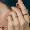 K18 Wave Cut Design Ring＿K18 ウェーブカット デザインリング