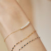 Gold akoya Bracelet ＿K18 あこや 3-3.5mm チェーンブレスレット