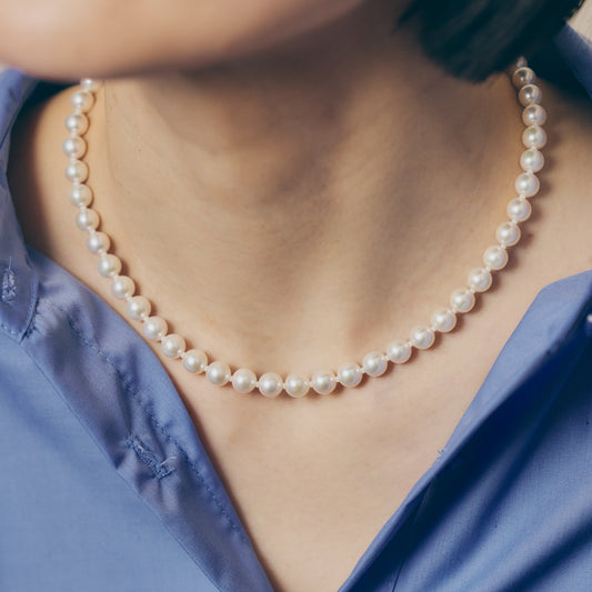 Akoya Pearl Necklace (7-7.5mm)＿アコヤ真珠ネックレス