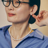 K14WG Akoya Pearl Stud Pierce/Earrings(8mm)＿K14WG 花珠アコヤ真珠 ピアス/イヤリング