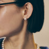 K14WG Akoya Pearl Stud Pierce/Earrings(8mm)＿K14WG 花珠アコヤ真珠 ピアス/イヤリング