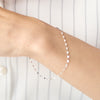 Pt999 Petal Chain Bracelet ＿純プラチナ ペタルチェーンブレスレット