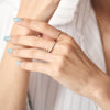 K18 Half Eternity Ring with Diamond＿ハーフエタニティ ダイヤモンドリング