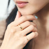 K18 Round Comfort-Fit Ring＿K18 甲丸リング