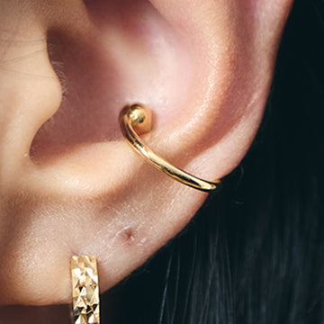 K18 Ball Ring Ear Cuff＿K18 ボールリングイヤーカフ
