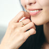 K18 Round Comfort-Fit Ring＿K18 甲丸リング