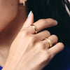 K18 Round Comfort-Fit Ring＿K18 甲丸リング