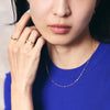K18 Half Eternity Ring with Diamond＿ハーフエタニティ ダイヤモンドリング