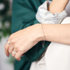 Pt999 Petal Chain Bracelet ＿純プラチナ ペタルチェーンブレスレット