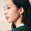 K18 Bumpy Face Combo Hoop Earrings＿K18 バンピーフェイス コンビカラーフープピアス