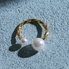 2 Way Ring & Ear Cuff with Akoya Pearl (8mm / 4.5mm)＿あこや真珠 ２ウェイリング＆イヤーカフ