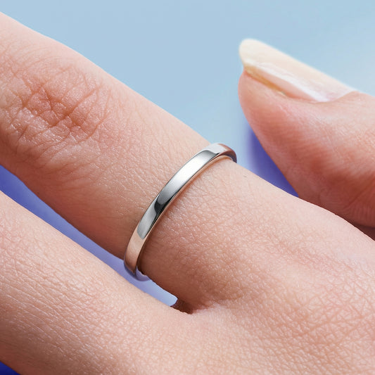 Pt950 Flat Ring(1.9mm)＿プラチナ 平打ちリング