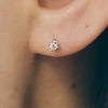 K18WG Akoya Pearl & Diamond Stud Earrings(7.5mm, 0.02ct×2)＿K18WG 花珠アコヤ真珠 ダイヤモンドピアス (コピー)
