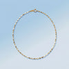 Gold Petal Chain Necklace(38cm)＿ペタル チェーン ネックレス