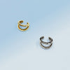 K18 Double Ring Ear Cuff＿K18 ダブルリング イヤーカフ