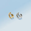 K18 Double Ring Ear Cuff＿K18 ダブルリング イヤーカフ