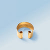 K18 Simple Wide Ear Cuff(6mm)＿K18 シンプルワイドイヤーカフ