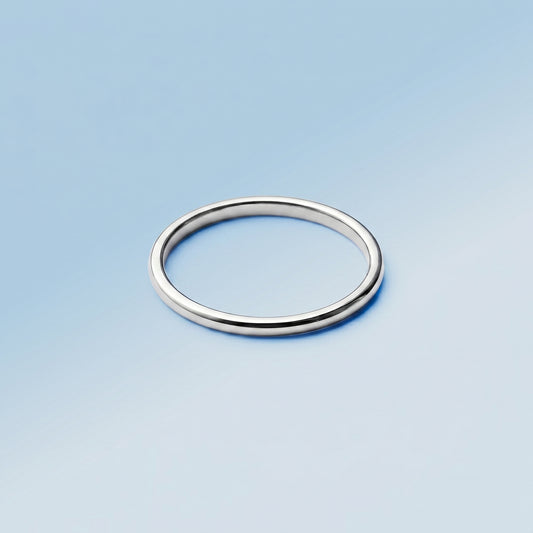 Pt Round Comfort-Fit Ring(1.6mm)＿プラチナ 甲丸リング